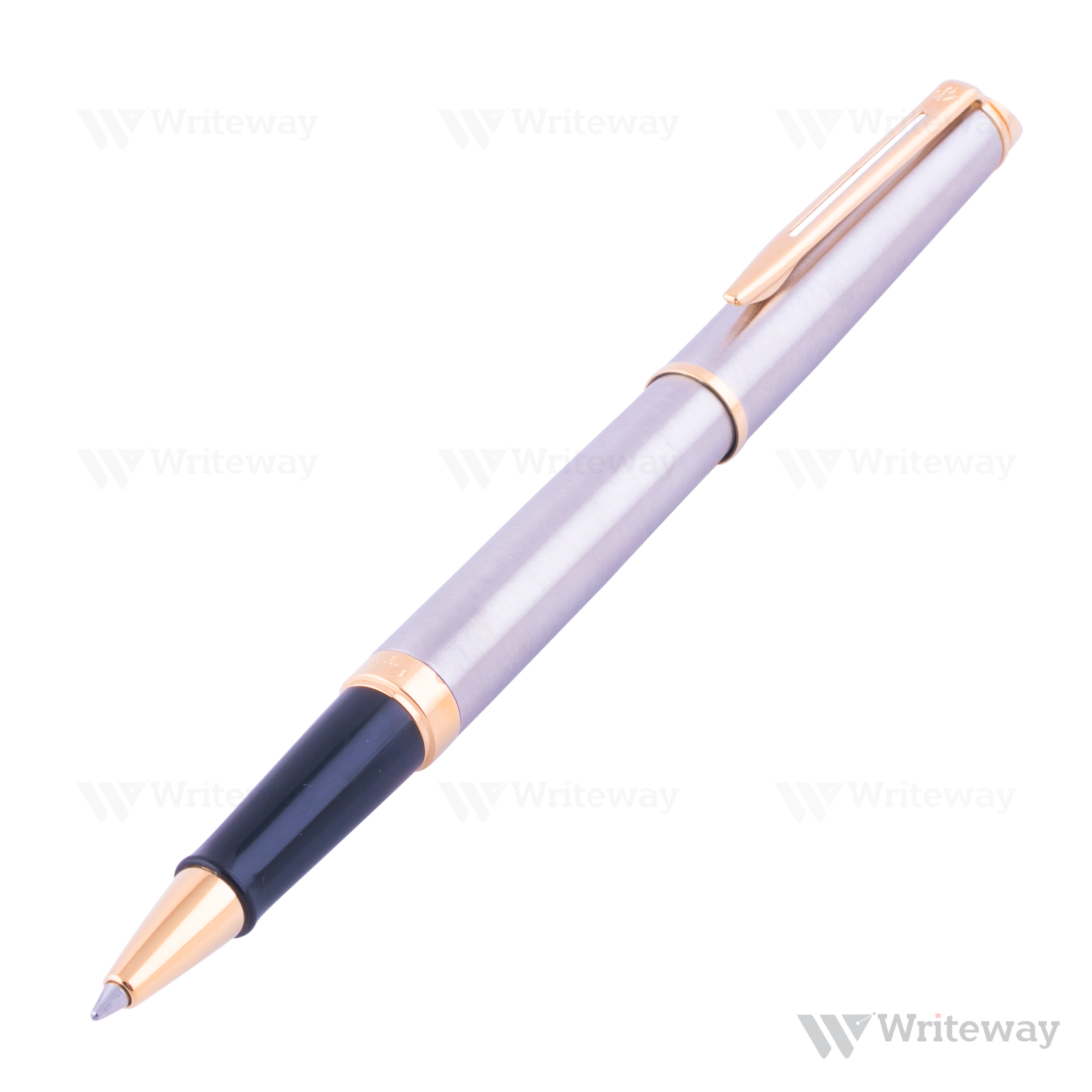 WATERMAN HEMISPHERE ROLLER BALL PEN STAINLESS STEEL GT